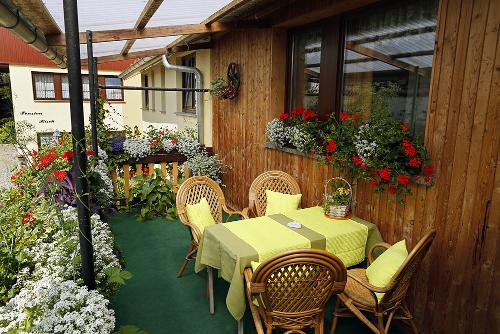 Balkon Große Ferienwohnung