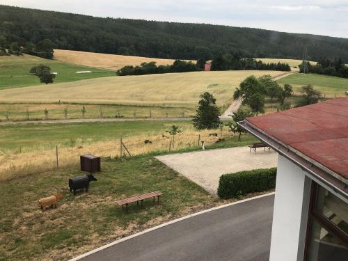 Blick auf die Terrasse