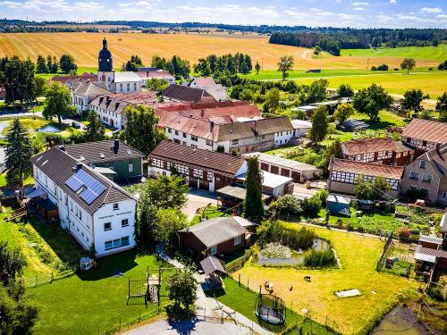 Ferienhof Wolschendorf aus der Vogelperspektive