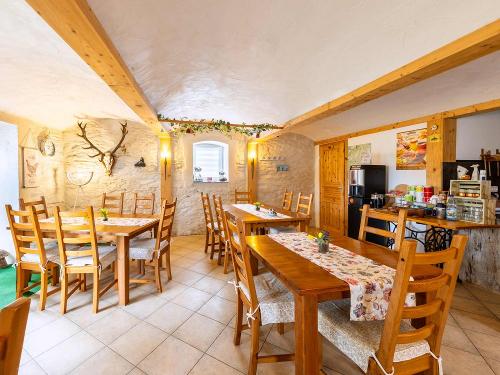 Frühstücksraum auf dem Ferienhof Wolschendorf