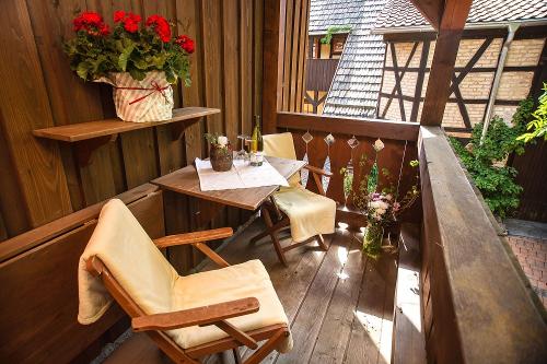 Ferienwohnung Vorratskammer: Balkon
