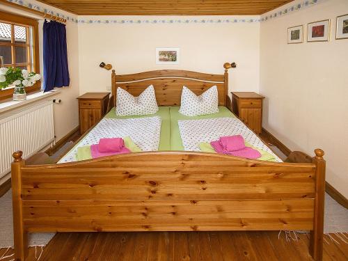 Ferienwohnung Vorratskammer: Schlafzimmer mit Doppelbett