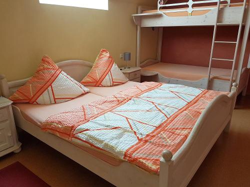 Schlafzimmer in der Ferienwohnung