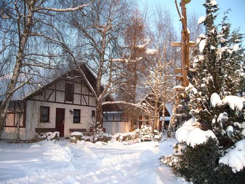 Winter im Trannröder Heidegarten