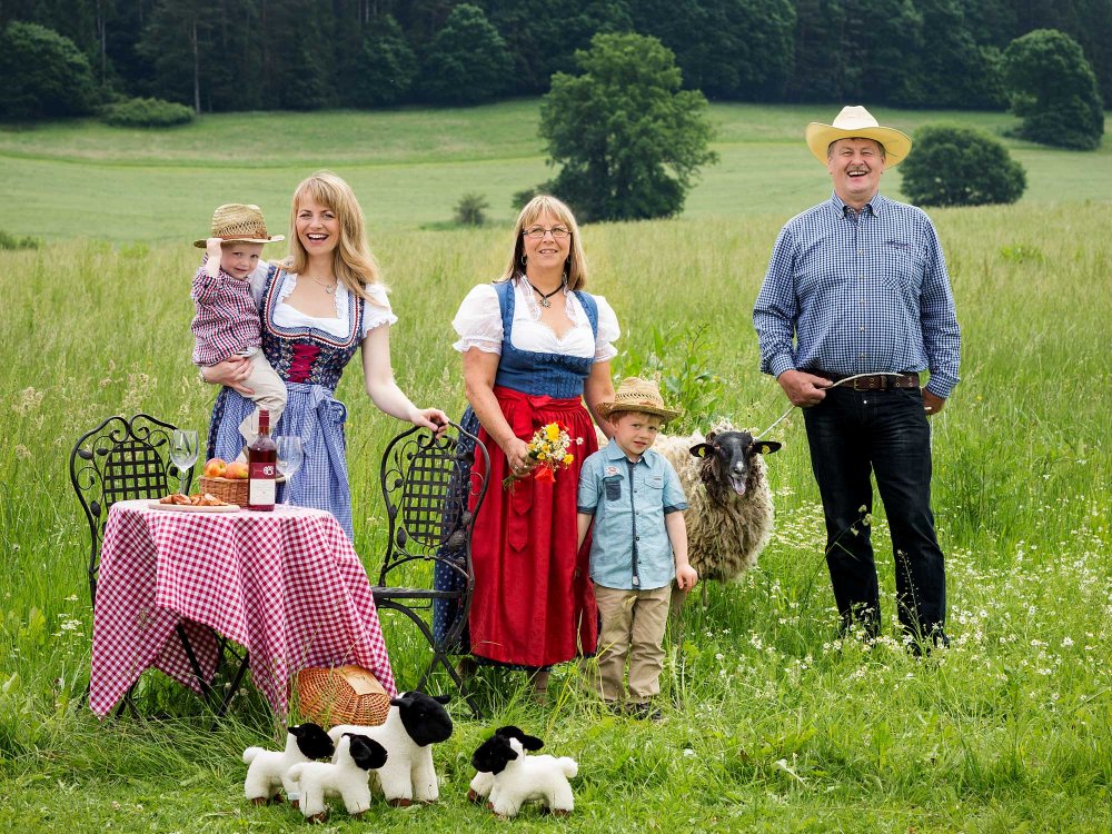 Westernreiter in der Rhön