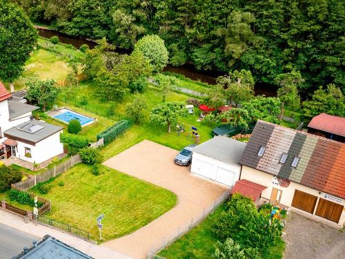 Garten aus der Vogelperspektive