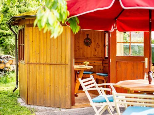 Pavillon im Garten