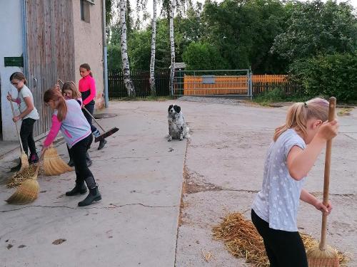 Ferienkinder in Aktion