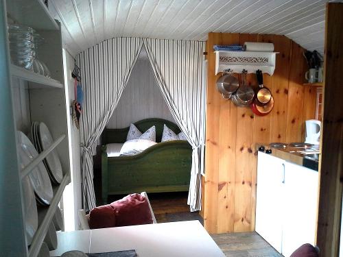 Blick in den Rummelwagen