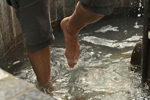 Wassertretbecken nach Kneipp