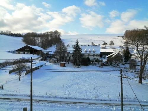 Hof im Winter