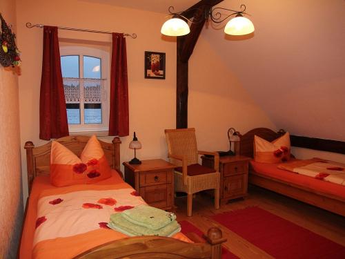 Fewo Schwalbe Schlafzimmer 2 mit Bad innenliegend