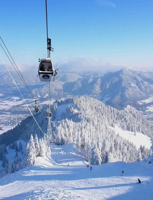 Brauneckbergbahn im Winter