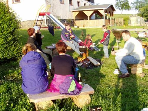 Gemütliche Runde mit anderen Gästen