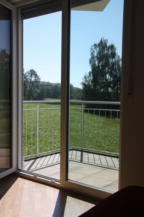 Aussicht vom Balkon