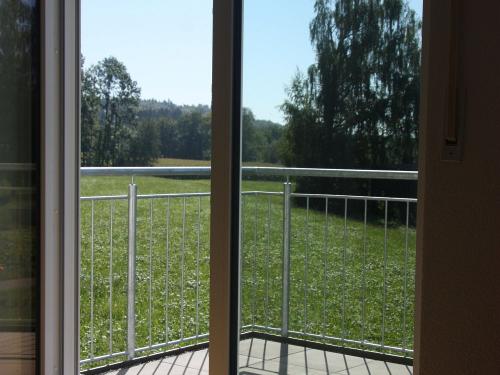 Aussicht vom Balkon