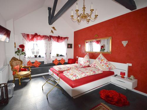 Doppelzimmer im Gästehaus Korz in Rheinhessen