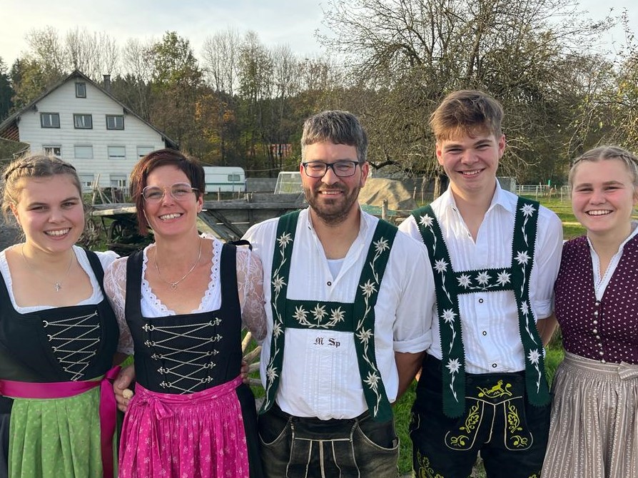 Glückliche Kühe auf dem Spähnle-Hof
