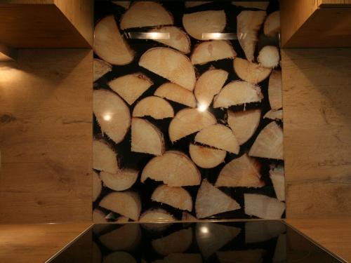 Golddistel Hintergrund Holz