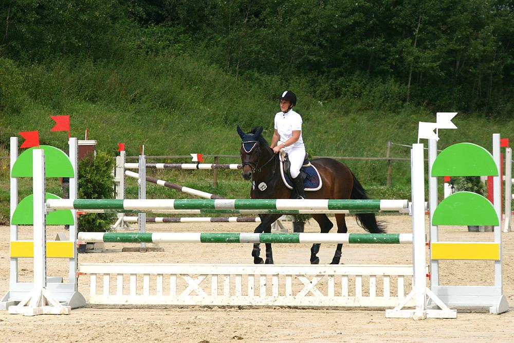 Reiter im Parcour Reiter im Parcour