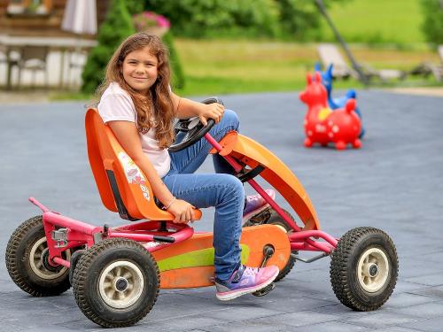 Viele Kettcars und Fahrzeuge auf Paulas Bauernhof für Familien im Bayerischen Wald Viele Kettcars und Fahrzeuge auf Paulas Bauernhof für Familien im Bayerischen Wald