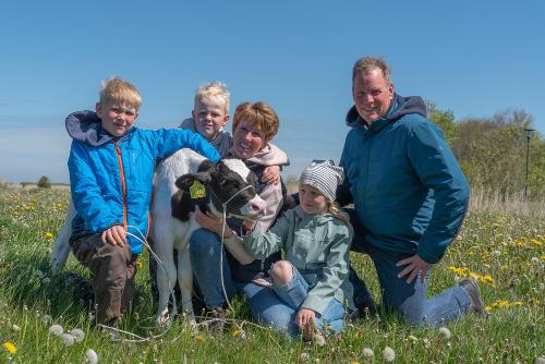 Tamme, Theo, Karen, Marthe und Jens Olufs
