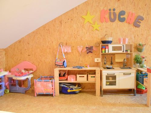 Puppenecke in der Spielscheune