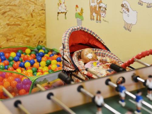 Spielzimmer im Anbau vom Ferienhaus