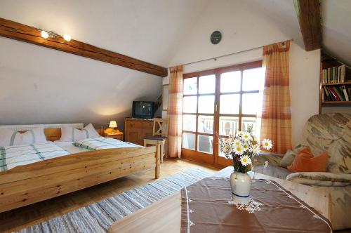 Wohnschlafraum mit Ostbalkon