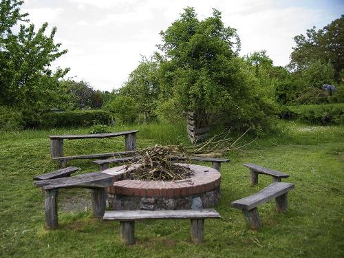 Lagerfeuerstelle im Garten