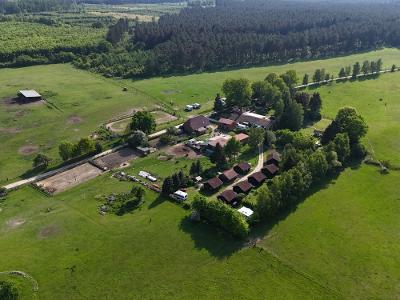 Waldhof Bruchmühle aus der Vogelperspektive