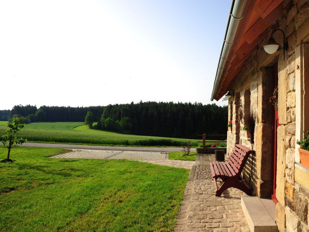 idyllischer Ausblick vom Grill- und Backhaus