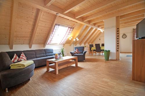 Ferienwohnung Apfel Wohnraum