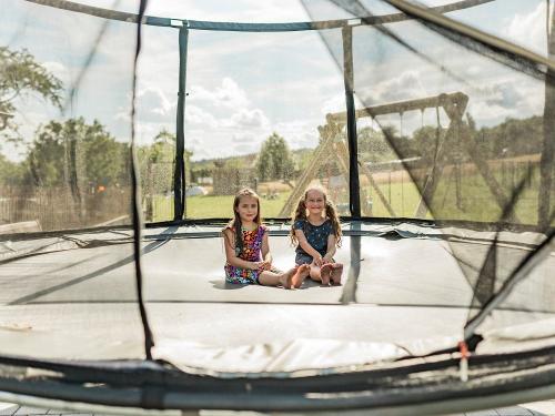 Unser Trampolin zum Austoben