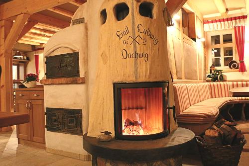 Kamin im Restaurant "Mühlenblick"