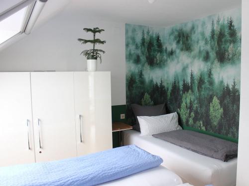 Ferienwohnung Himmelsblick zweites Zimmer, DRITTES Bett