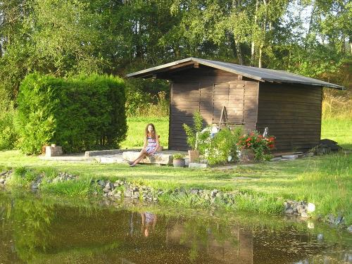 unser Weiher zum Angeln und
Baden