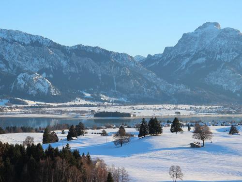 Berghof Kinker Roßhaupten - Winterlandschaft Schnee Forggensee Säuling Berghof Kinker Roßhaupten - Winterlandschaft Schnee Forggensee Säuling