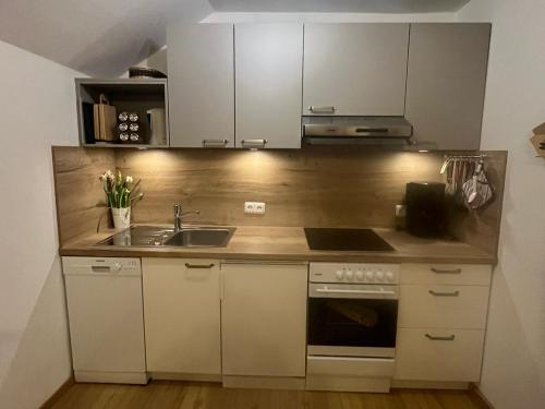 Küche Ferienwohnung Enzian