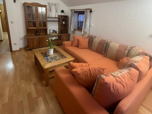 Wohnzimmer Ferienwohung Alpenrose