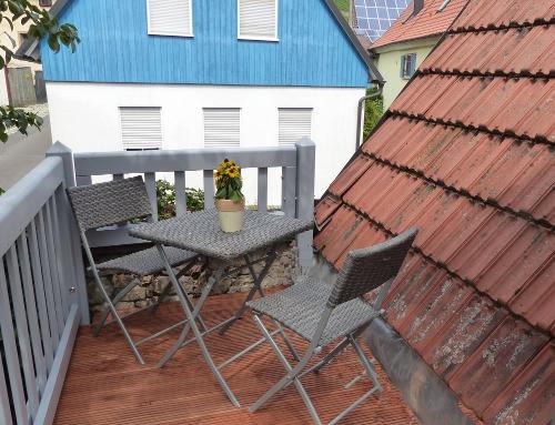 Balkon des Appartements "Birnbaum"