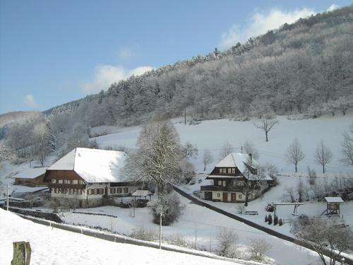 Vorderhof im Winter
