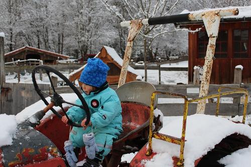 ... auch im Winter gibt es Arbeit