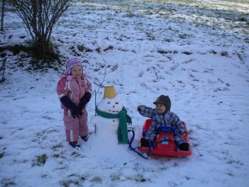 Kleine Schneemänner