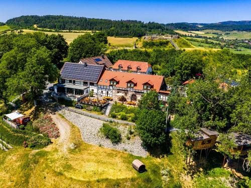 Domäne Schaumburg aus der Vogelperspektive Domäne Schaumburg aus der Vogelperspektive