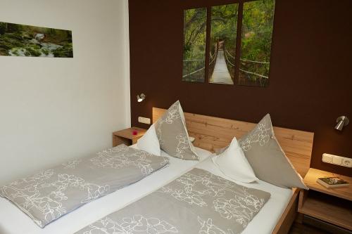 Schlafzimmer in der Fewo Rubihorn