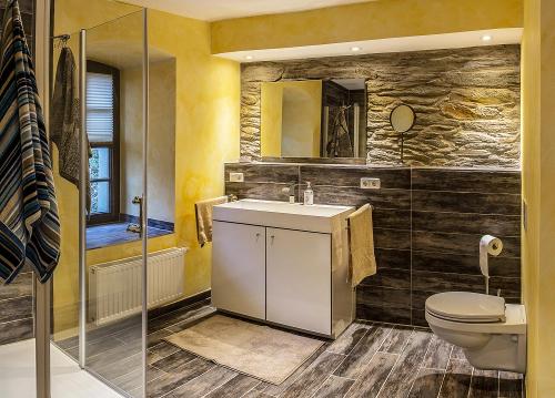 Badezimmer in der Fewo Alte Werkstatt
