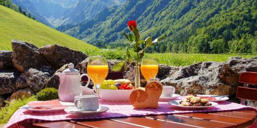 Frühstück auf der Terrasse