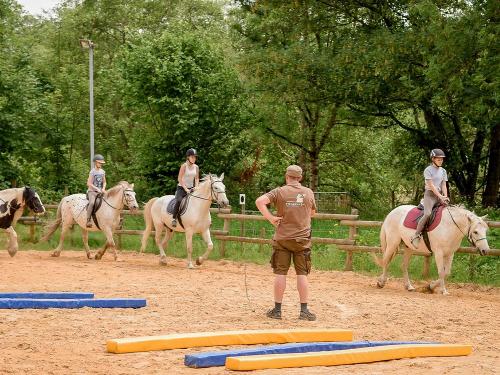 Reitstunde auf dem Reitplatz mit Carsten Lenz