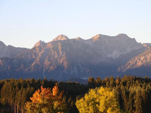 Vom Biohof Stöger hast Du einen traumhaften Alpenblick